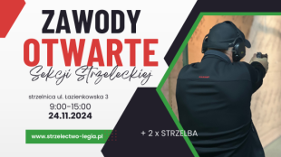 24 listopada 2024 r.  Zawody Otwarte Sekcji Strzeleckiej